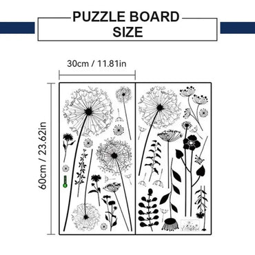 2pcs Simple Dandelion Self-adhesive Wall Sticker Wall Painting For Bedroom Wall Living Room Children's Room New Home Decoration (Online Order Only)