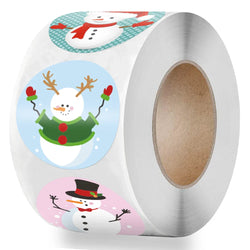 100-500pcs Christmas Stickers Thank You Sticker For Seal Label Scrapbooking Christmas Decoration Sticker Stationery Paper (ONLINE ORDER ONLY)