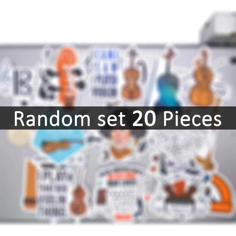 20/30/50Pieces Orchestral Music Classical Symphony Funny Stickers for Scrapbook Luggage Bike Car Motorcycle Phone Laptop Sticker (ONLINE ORDER ONLY)