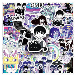 10/30/50PCS Hot Game Omori Graffiti Stickers Personality Creativity Cartoon Decal For Laptop Phone Cup Guitar Waterproof Sticker (ONLINE ORDER ONLY)