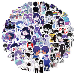 Omori Stickers 10/30/50Pcs for Suitcase, Skateboard, Laptop, Luggage, Phone, DIY Decal (ONLINE ORDER ONLY)