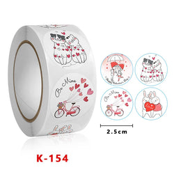 100-500PCS Thank You Stickers for Business Packaging Merci New Home Made Sticker Rolling Packag Stickers Photocard Decor Labels (Online Order Only)