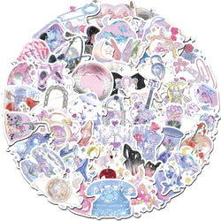 Cartoon Dream Girl Vinyl Stickers for Laptop, Car, Snowboard, Luggage, Fridge - 10/30/50Pcs (ONLINE ORDER ONLY)