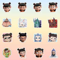 10/40/80PCS NE ZHA: I AM THE DESTINY Stickers Cartoon Movie Sticker Animation Decals Luggage Laptop Guitar Decoration Meme Toy (ONLINE ORDER ONLY)