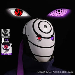 Obito Cosplay Mask: High Gloss Akatsuki Anime Prop