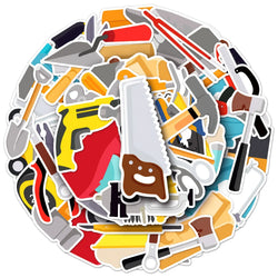 50Pcs Cartoon Waterproof Vinyl Stickers for Skateboard Snowboard (ONLINE ORDER ONLY)