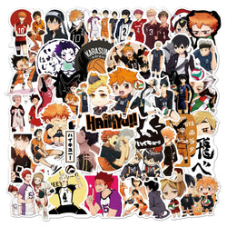 Haikyuu!! Stickers Set: Animation Decals for Laptop, Guitar, Bike, Skateboard (ONLINE ORDER ONLY)