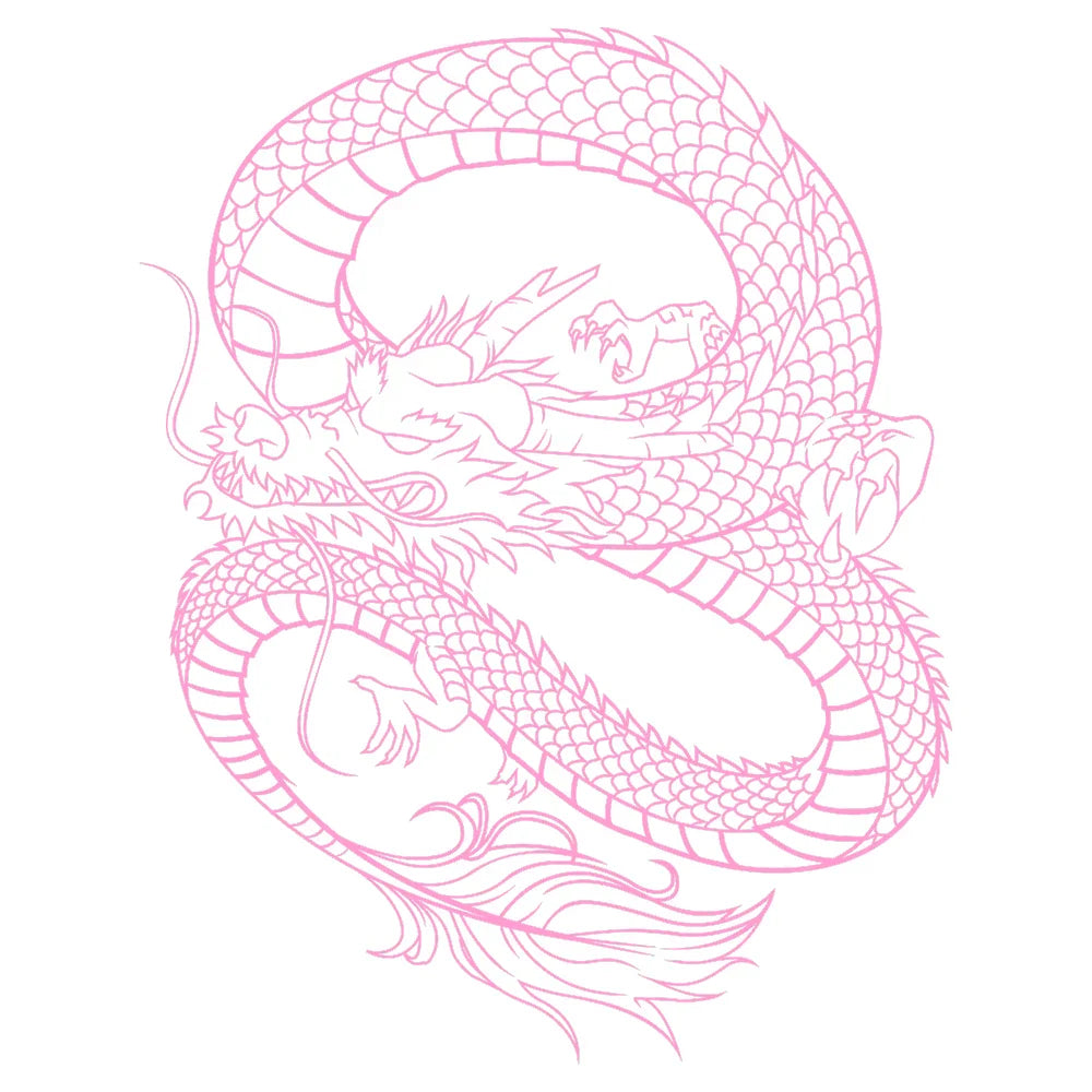 Anime Detachment Car Sticker Dragon Body Big Picture Decoration Body Movement Style Die Cutting Waterproof PVC Vinyl Decals (ONLINE ORDER ONLY)