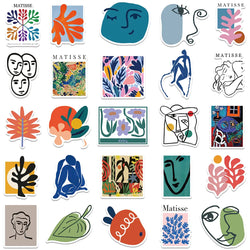 50PCS Matisse Avant-garde Abstract Art Poster Painting Cool Graffiti Sticker Skateboard Phone Laptop Luggage Decals Stickers (ONLINE ORDER ONLY)