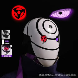 Obito Cosplay Mask: High Gloss Akatsuki Anime Prop