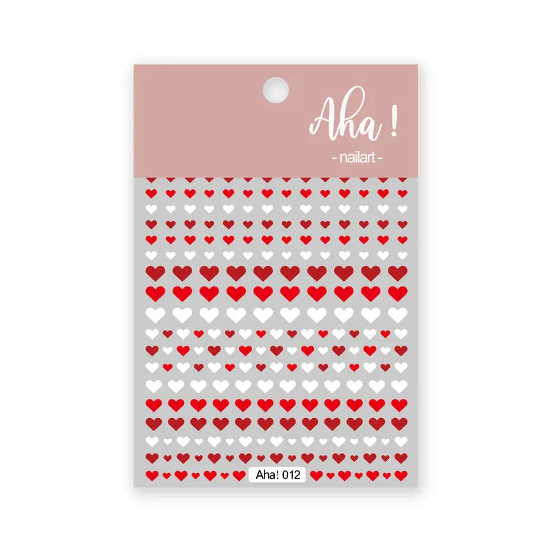 Japanese Style Little Daisy 3D Nail Stickers Summer White Florals Petals Flowers Back Glue Decals Cute Five Petals Manicure Tips (ONLINE ORDER ONLY)