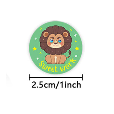 100-500pcs Kids Toy Stickers Animal Cartoon Stickers Various Cute Design Patterns School Teacher Reward Stickers (ONLINE ORDER ONLY)