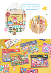 10pcs/lot Fantasy Farm Series Scene Stickers Kawaii Journal Decorative Stickers Idol Card Planner Scrapbooking Album Stationery (ONLINE ORDER ONLY)