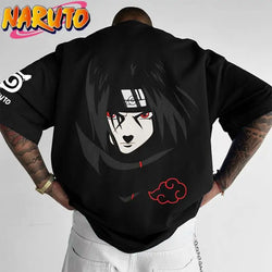 Itachi Akatsuki T-Shirt: Naruto Cotton Fitness Top (ONLINE ORDER ONLY)