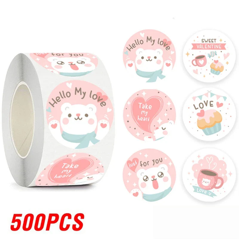100-500pcs  Cute Reward Stickers Animal Sticker for Kid Classic Toy Gift Decor School Teacher Encouragement Sticker (ONLINE ORDER ONLY)
