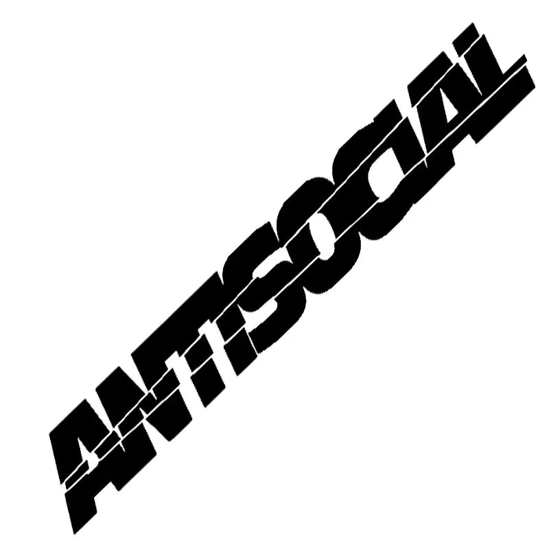 JDM Car Sticker Revenge Nightrnner Antisocial Misunderstood Exterior Accessories Windscreen Banner Competition Decoration Decals (ONLINE ORDER ONLY)