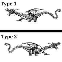 Anime Detachment Car Stickers Beasts And Dragons Picture Decoration Body  Movement Style Die Cutting Waterproof PVC Vinyl Decals (ONLINE ORDER ONLY)