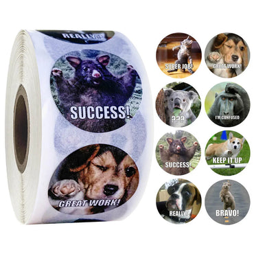 100-500pcs Funny Reward Stickers for kids School Teachers Motivational Stickers Gift Decor Toy Game Tag Cute Stationery Stickers (Online Order Only)