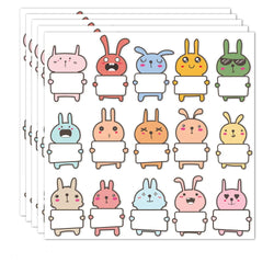 90pcs Name Tag Stickers Waterproof Personalized Labels Sticker Children School Stationery Writable DIY Scrapbook Sticker (Online Order Only)