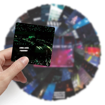 50Pcs Cartoon Waterproof Vinyl Stickers for Skateboard Snowboard (ONLINE ORDER ONLY)