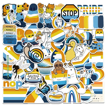 10/30/52PCS Aroace Pride LGBTQ Sticker Packs (ONLINE ORDER ONLY)