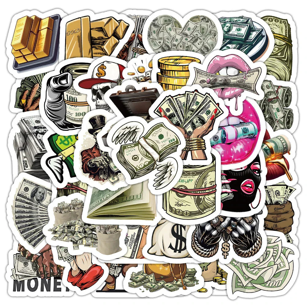Funny Cartoon Graffiti Stickers for Laptop, Phone, Luggage - 10/30/50pcs (ONLINE ORDER ONLY)