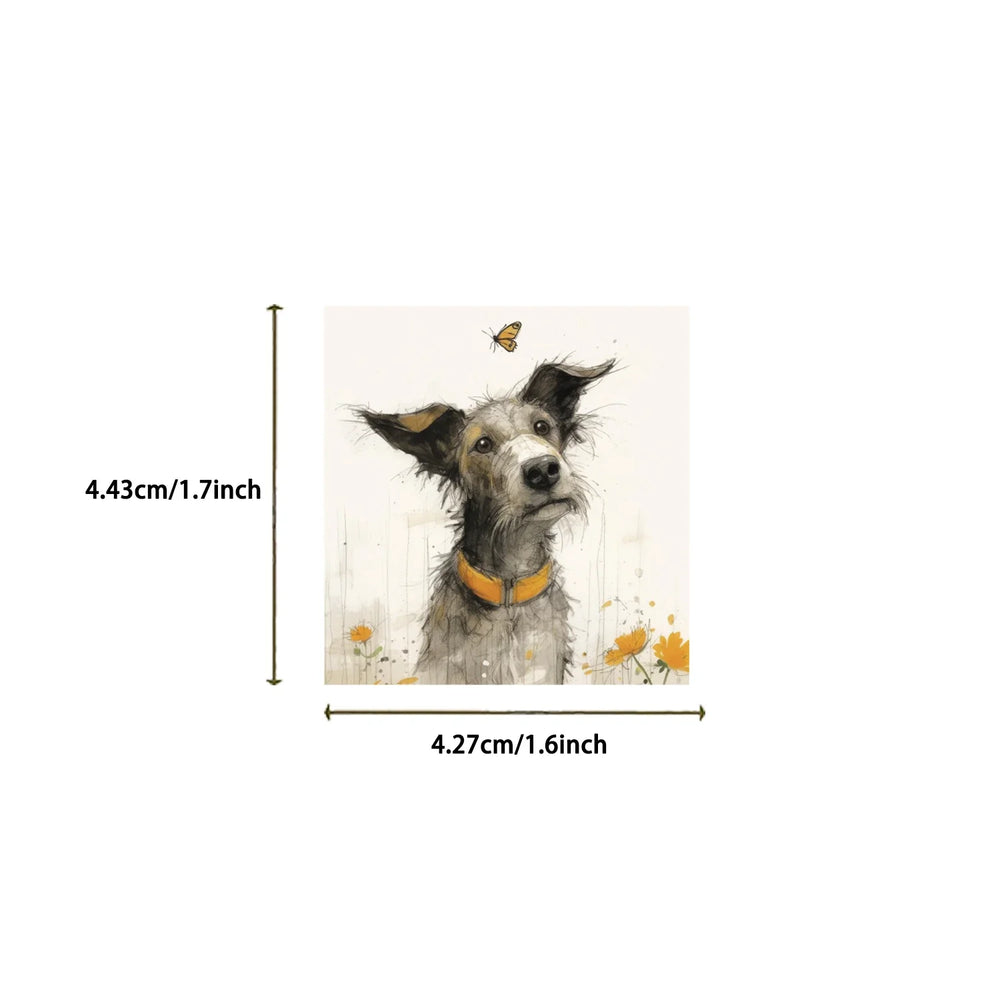 50PCS Cute Plush Animal Graffiti Stickers DIY Phone Guitar Laptop Notebook Suitcase Cup Waterproof Sticker Kids Toy (ONLINE ORDER ONLY)