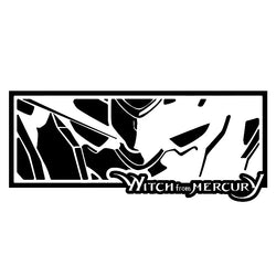 Anime Car Sticker For Notebook Sticker External Accessories Sport Decoration Window Bumper Mercury Witch PVC Vinyl Decals (ONLINE ORDER ONLY)