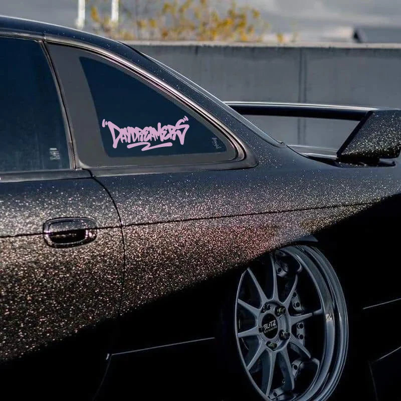 "DAY DREAMERS"DECAL,creative&fashion text for you good look car,high quality for car trucks motorcycles &laptops (ONLINE ORDER ONLY)