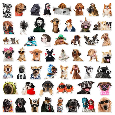 10/30/50/100PCS Cute Dog PVC Sticker Aesthetic Children's Korean Stationery School Supplies DIY Decoration Scrapbooking for Kids (ONLINE ORDER ONLY)