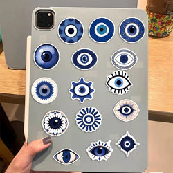 10/50Pcs Evil Eyes Graffiti Stickers Aesthetic for Guitar Laptop Pad Phone Travel Luggage Cup Notebook Scrapbook Skateboard (Online Order Only)
