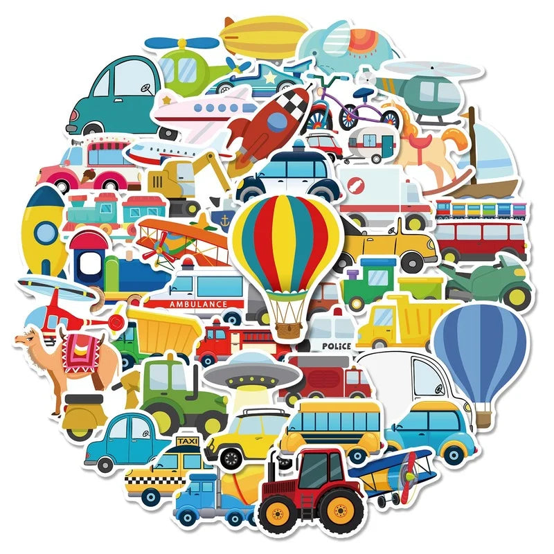 Cartoon Stickers for Teaching, Home, Gifts, Phone, Suitcase, Fridge - 10/25/50pcs (ONLINE ORDER ONLY)