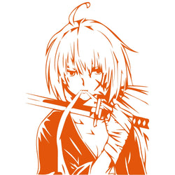 Japanese Anime Car Sticker Individual Decoration Door Donnet External Parts Waterproof Die-Cutting PVC Vinyl Decals (ONLINE ORDER ONLY)