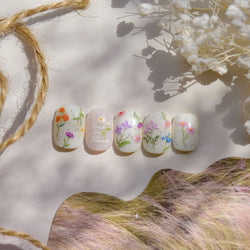 Colourful Butterfly Rose Flower Tulip Daisy Moth Orchid Narcissus 3D Self Adhesive Nail Art Decorations Stickers Manicure Decals (ONLINE ORDER ONLY)