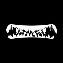 Snowboard For Car Sticker Computer Laptop Stickers Accessories Decorations Bumper Window Die Cutting Vinyl PVC Decals (ONLINE ORDER ONLY)