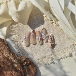Butterfly Rose Laser Jelly Hot Stamping Lace Letter Flower Love Heart Bowknot 5D Self Adhesive Nail Art Stickers Manicure Decals (ONLINE ORDER ONLY)