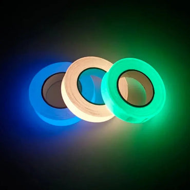 1 Roll Fluorescent Self-Adhesive Glow-In-The-Dark Tape Light Strip Fire Channel Stage Decoration Safety Exit Warning Stickers (ONLINE ORDER ONLY)