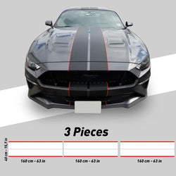 Racing Stripes Car Sticker Large Pattern Stickers Exterior Accessories Decoration Whole Body Auto Parts Die Cutting Vinyl Decals (ONLINE ORDER ONLY)
