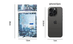 20 Pages Japanese Retro Ins Decorative Stickers Book Scrapbooking Phone Case DIY Journal Collage Material Sticker Gift (ONLINE ORDER ONLY)