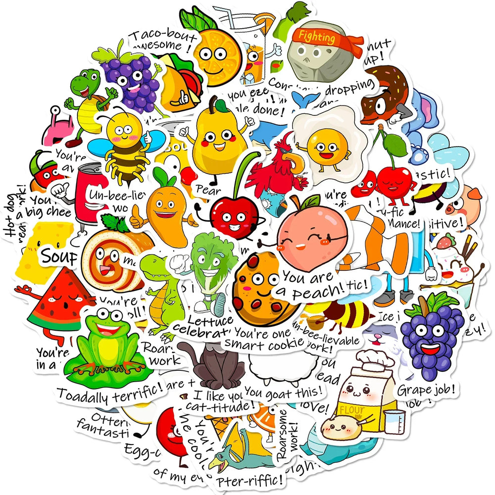 Graffiti Stickers for Kids Rewards DIY Scrapbooking Skateboard Water Bottle (Online Order Only)