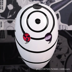Obito Cosplay Mask: High Gloss Akatsuki Anime Prop