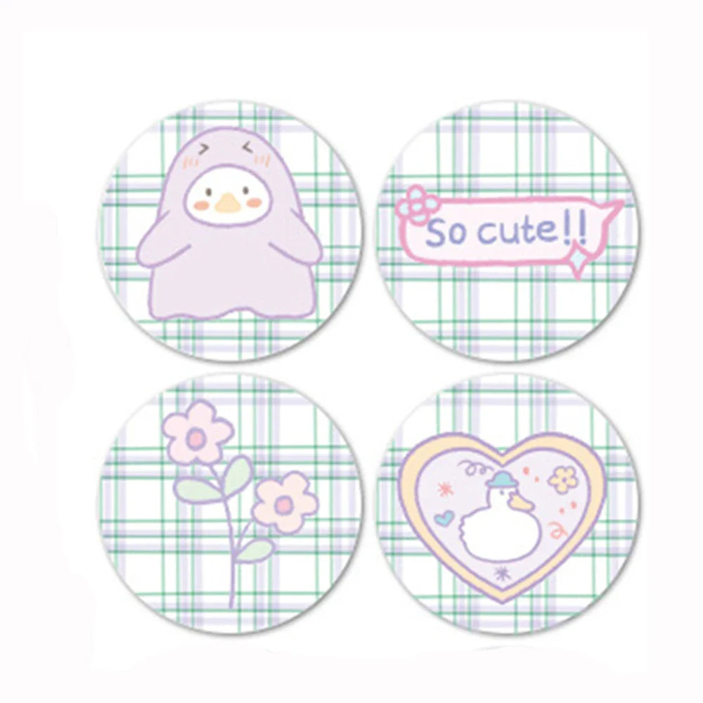 100-500pcs Round Cartoon Toys Animal stickers for kids Teacher Reward Encourage Sticker Office Stationery for Children 1inch (ONLINE ORDER ONLY)