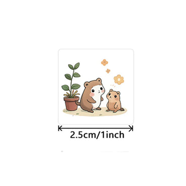 100-500pcs Cute Animals Stickers for Kids Kindergarten School Encouragement Students Games Toy Reward Laptops Labels Sticker (ONLINE ORDER ONLY)