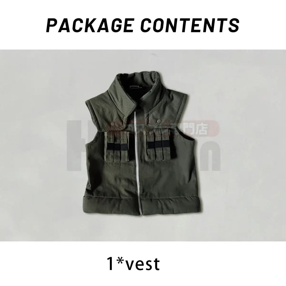 Hatake Kakashi Cosplay Costume Naruto Jonin Set