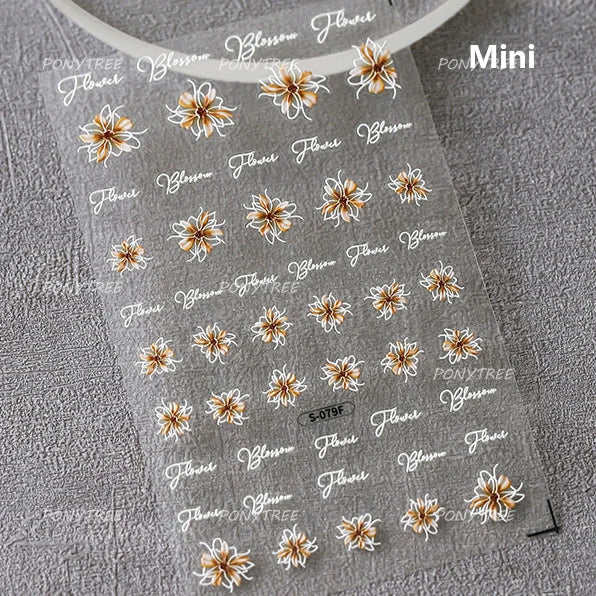 Pink Blue Purple Lovely Line Bowknot Lace Arc Curve Romantic Delicate Cording Embossed Adhesive Nail Art Sticker Manicure Decal (ONLINE ORDER ONLY)