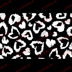 Universal Leopard Print  Heart Shape Sticker for Car Window Decoration Suitable  All Vehicles Accessories Waterproof Vinyl Decal (ONLINE ORDER ONLY)