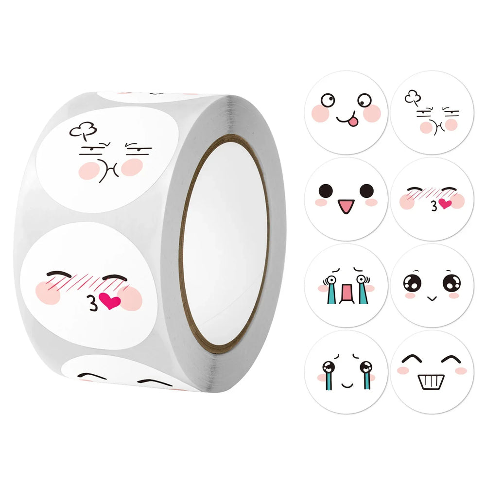 100-500pcs Cute Scrapbooking Stationery Stickers Envelope Sealing Label Personalized Small Business Gift Decor Stickers (ONLINE ORDER ONLY)