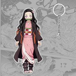 Demon Slayer Keychain: Tanjiro 6cm Acrylic Bag Pendant (ONLINE ORDER ONLY)