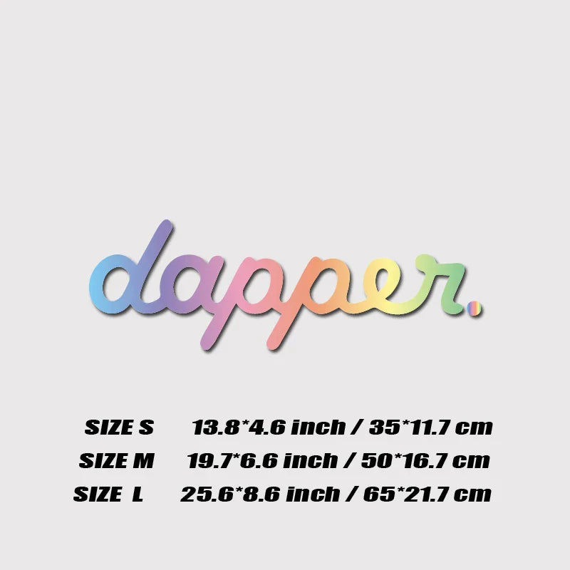 "dapper"decal,creative&fashion decal with high high quality for car trucks motorcycles !For a Unique look! (ONLINE ORDER ONLY)