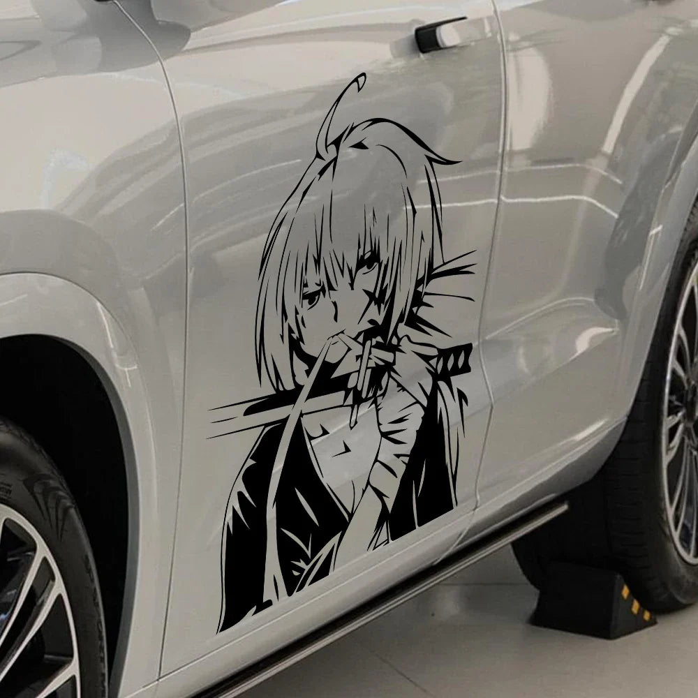Japanese Anime Car Sticker Individual Decoration Door Donnet External Parts Waterproof Die-Cutting PVC Vinyl Decals (ONLINE ORDER ONLY)